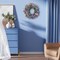 Lavender Wreaths for Front Door 18 Inch Summer Wreath with Lavender,Berries, Butterflies,for Year-Round Use Indoors and Outdoors